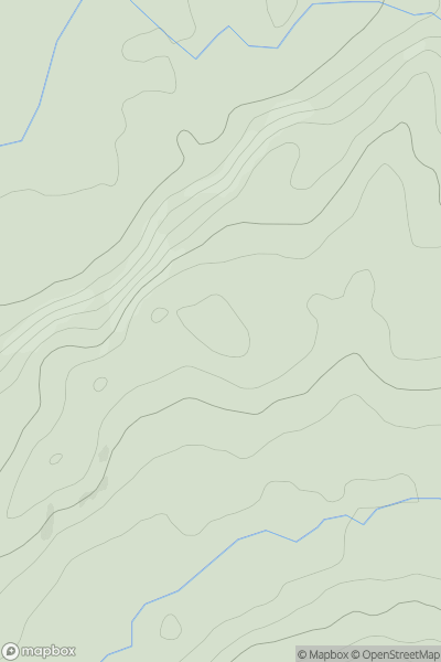 Thumbnail image for Bryn-Towy [Carmarthen to Vale of Neath] [SN695258] showing contour plot for surrounding peak